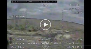 Ukrainian combat drones at work