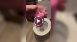 Порошок для девушек, которые стесняются ходить в туалет при парне