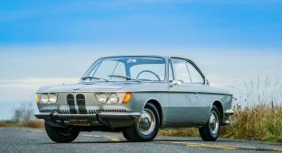 BMW 2000CS — Странный представитель семейства "Neue Klasse" (9 фото)