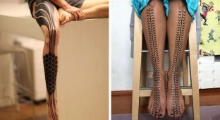 Сногсшибательные татуировки на ногах (46 фото)