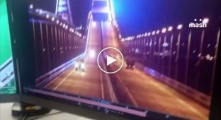 Подборка видео со взрывом на крымском мосту. 8 октября