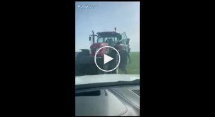 Грозные румынские фермеры лишили остекления легковушку нарушителя границы