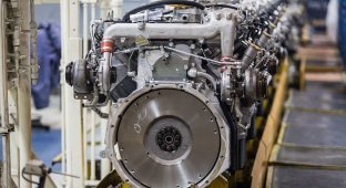 Производство двигателей для КамАЗов (20 фото)