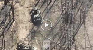 Tanks, armored personnel carriers, communications - FPV drones of Azov destroy the invaders in the Kremen direction