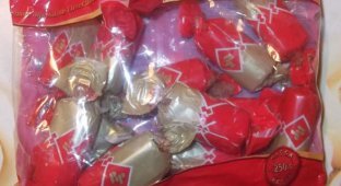 Сюрприз в шоколадных конфетах (6 фото)