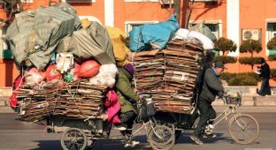 Транспортировка мусора в Китае (19 фото)