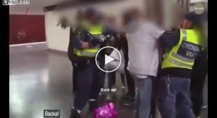 Швеция. Беженцы избили охранника метро