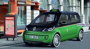 VW Milano Taxi EV – электрическое городское такси (16 фото)