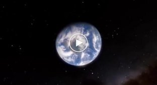 Planet Earth on the scale of the universe