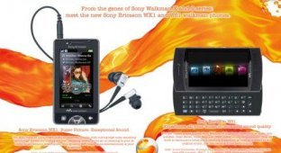 Концепты новых плееров Walkman - Sony Ericsson WX1 и WS1 (3 фото)