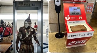 Cool and unexpected things that people encountered at airports (15 photos)