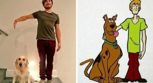 Блогер попросил подписчиков зафотошопить их с собакой, как на картинке, но те устроили смехопанораму (22 фото)