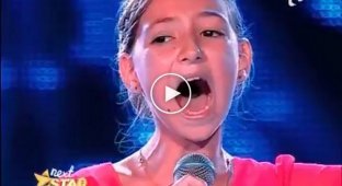 A 12-year-old girl sang Lara Fabian's song