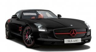 Матовые красавцы Mercedes-Benz SLS AMG для японского рынка (3 фото)