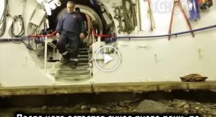 Как работает корабль с водолазным колоколом