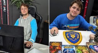A gamer set a world record by playing a famous online game for several days (3 photos)