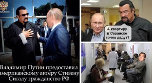 Российское гражданство Стивена Сигала: реакция рунета (27 фото)