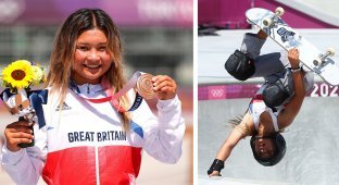 13-летняя британка стала самой молодой олимпийской медалисткой в истории страны (9 фото + 1 видео)