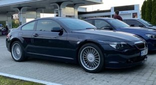 Very rare BMW Alpina sports car spotted in Ukraine (3 photos)