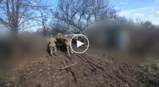 Legion "Freedom of Russia" hit the enemy with a French mortar MO-120-RT61