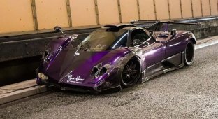 Pagani Zonda owned by the champion of Formula 1 again got into an accident (8 photos)