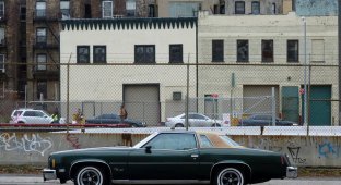 Старые автомобили на улицах Нью-Йорка (14 фото)