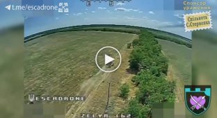 Excellent meat transport is a good target for Ukrainian kamikaze drone