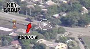 The operator of a Ukrainian drone destroyed an enemy Osa air defense system in the Donetsk region