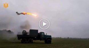 Air defense fighters shoot down a kamikaze drone Shahed-136 with the help of the ZU-23-2 anti-aircraft mount