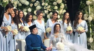 Женитьба короля Малайзии на русской красавице вызвала много вопросов (6 фото + 1 видео)