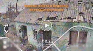 Воины 3-й ОШБр обнаружили и уничтожили вражеский грузовик, орудие и оккупантов, которые прятались в доме