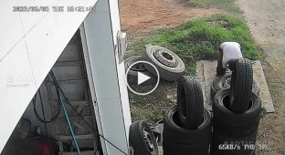 Tire fitter dangerous profession