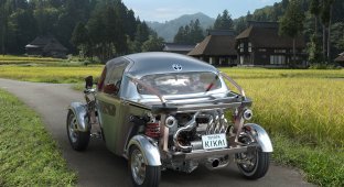 Компания Тойота представила странный концепт Kikai (15 фото)
