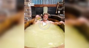 In the US, there is a spa where you can bathe in beer