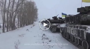 Танковая рота ВСУ готовится к бою