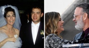 18 famous couples at the beginning of their relationship and now (19 photos)