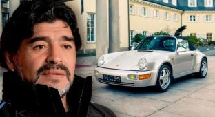 Редкий Porsche 911 1992 года легенды футбола Диего Марадоны выставлен на аукцион (17 фото)