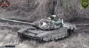 Soldiers of the 110th Mechanized Infantry Brigade burned a Russian T-72B3 tank with drones