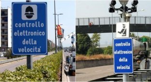 In Italy they decided to stop sending photos with traffic violations (3 photos)