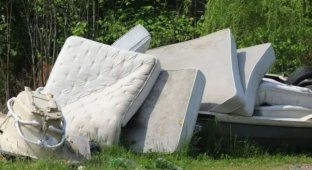 A pensioner threw away her savings of 50 thousand euros along with her old mattress (2 photos)