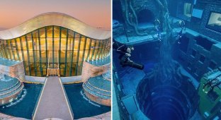 В Дубае открылся самый глубокий бассейн в мире (10 фото + 1 видео)