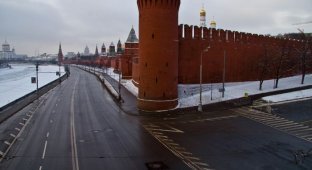 Москва рано утром 1го января 2013 года (20 фото)