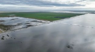 В Калифорнию вернулось «озеро-призрак», которое высохло 130 лет (3 фото)