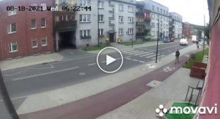 Pedestrian's fabulous luck