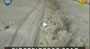 Pilots of the 414th SBU brigade destroyed a GRAD, an air defense missile system, a gun and a tank of the occupiers