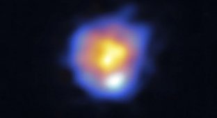 Найточніше зображення зірки R Зайця, яка в 500 разів більша за Сонце (2 фото)