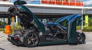 Один из пяти: потрясающий Koenigsegg Agera S из яркого-зеленого углеродного волокна (31 фото)