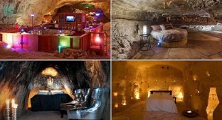 Самые невероятные пещерные отели мира (19 фото)