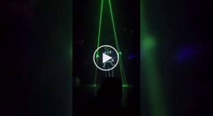 Spectacular laser show