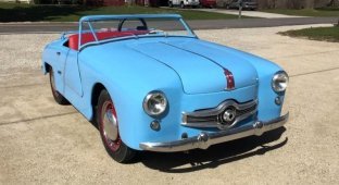 Panhard Dyna Junior 1953: a little-known French roadster, assembled in a modest edition (16 photos)